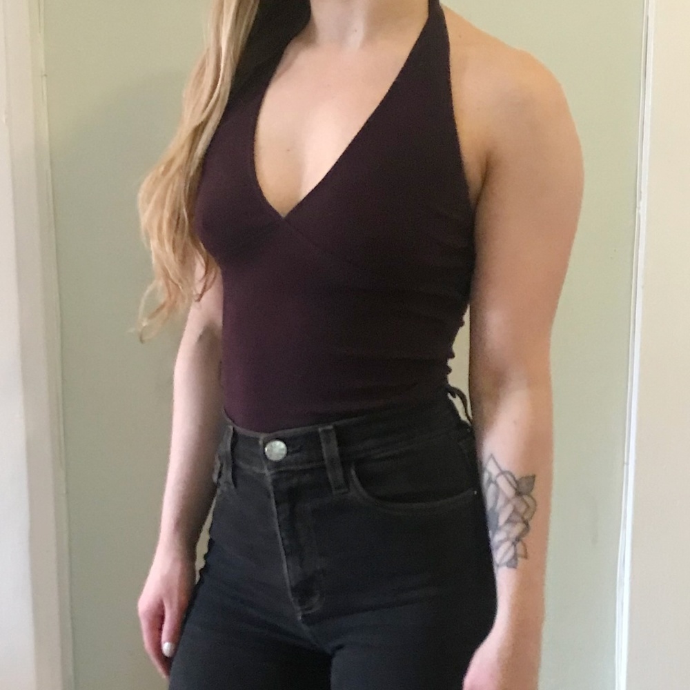 Urban Outfitters Purple Halter Top